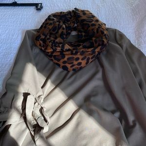 Boutique shirt and scarf
